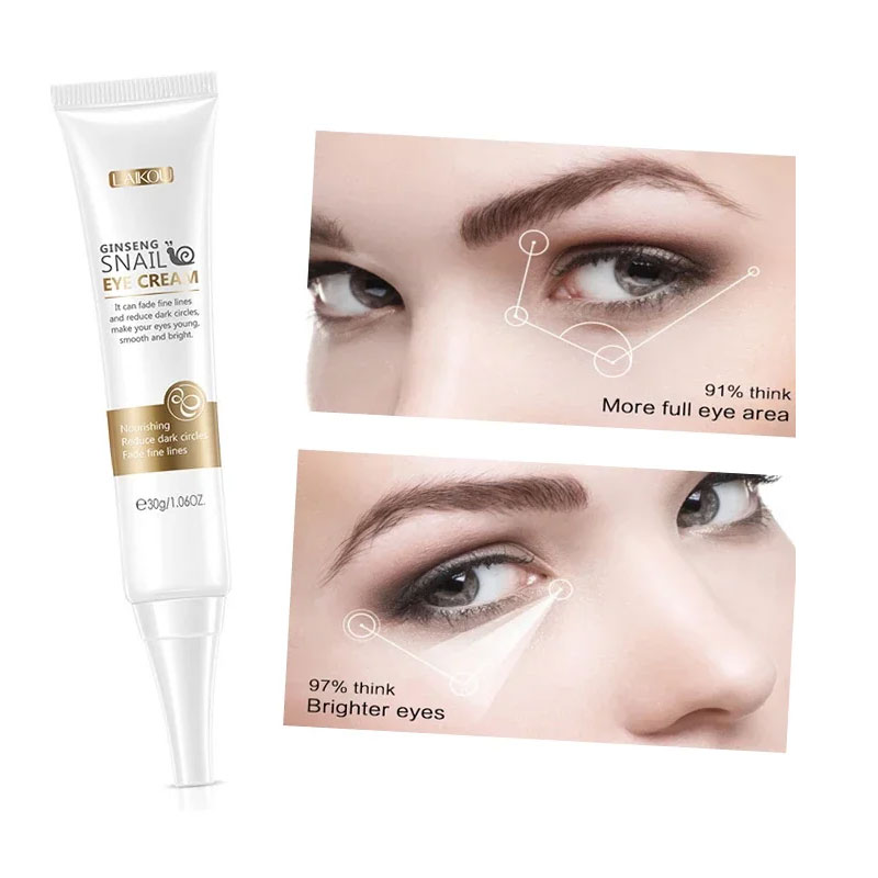 Caffeine Eye Serum - 30g LAIKOU Snail Eye Cream Peptide