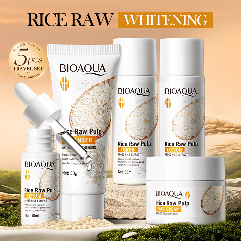 Skincare Glad2Glow - Rice Puree Skin Care Set &