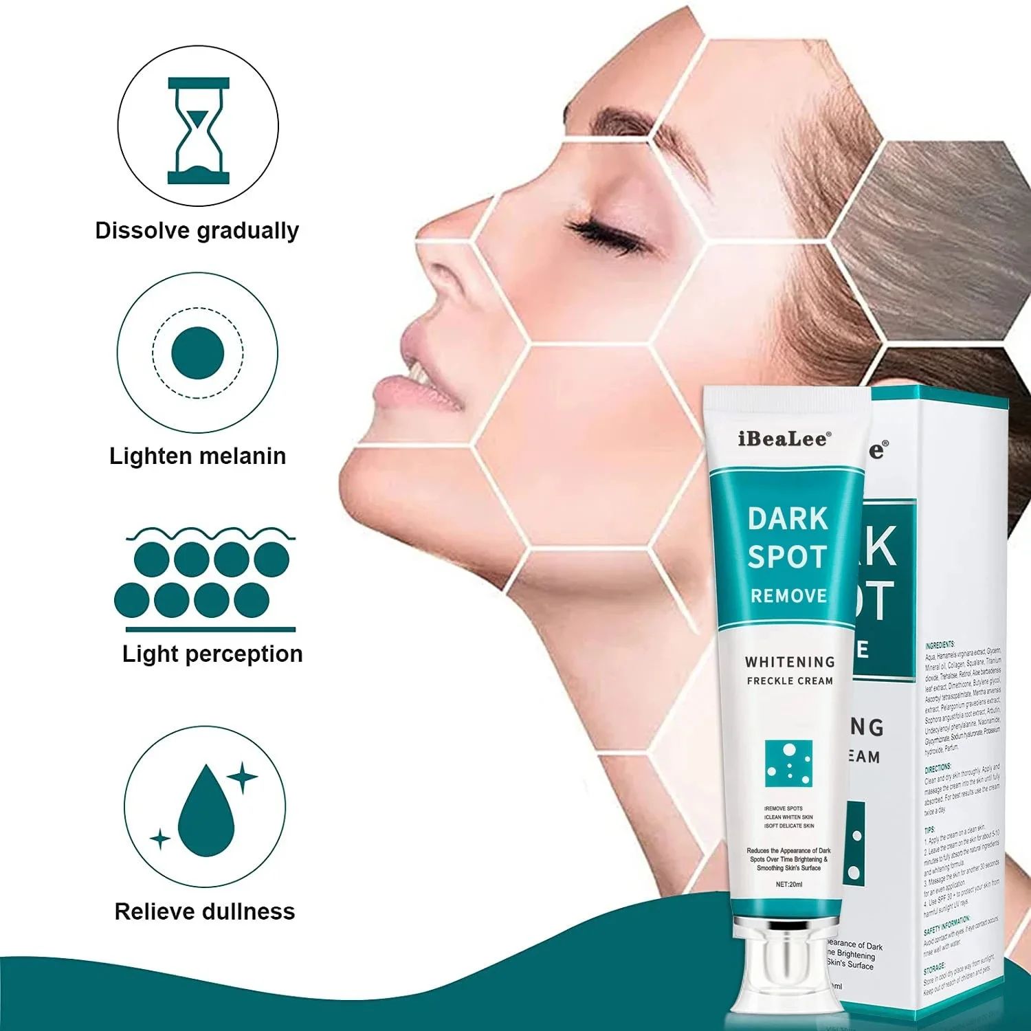 Melasma Brightening Face Cream - Skincare Glad2Glow review and price