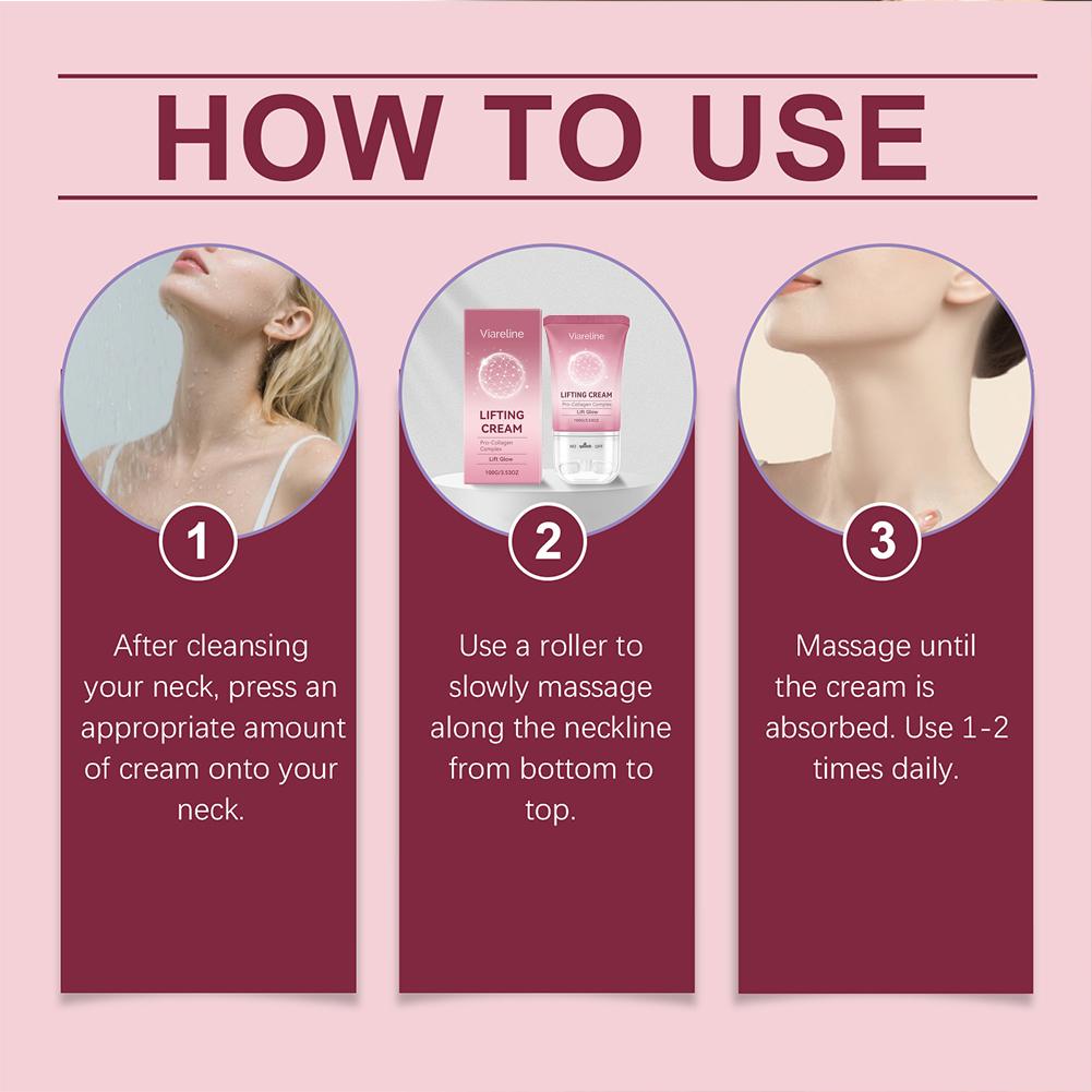 Viareline Peptide Lifting Firm - Peptide Neck Cream review and price