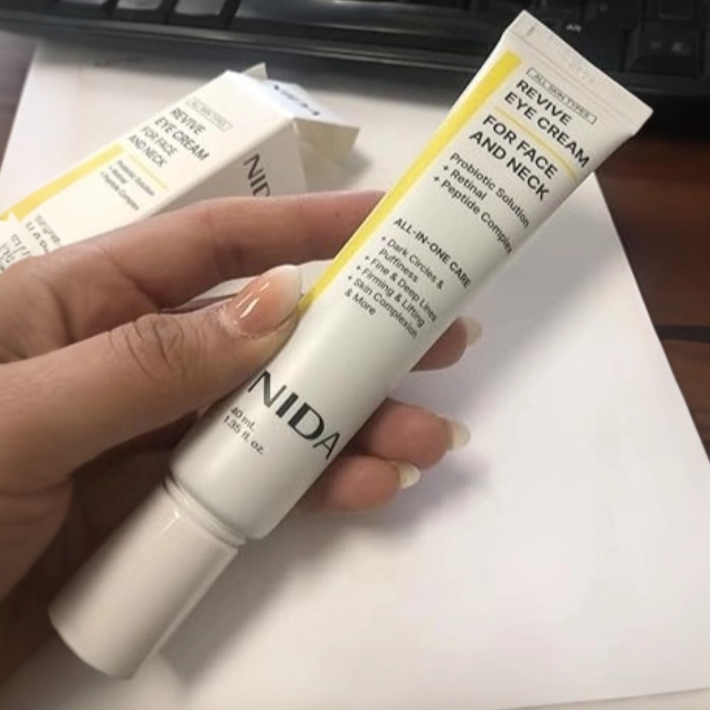 Korean 40ml NIDA Revive Eye Cr - Peptide Neck Cream review and price