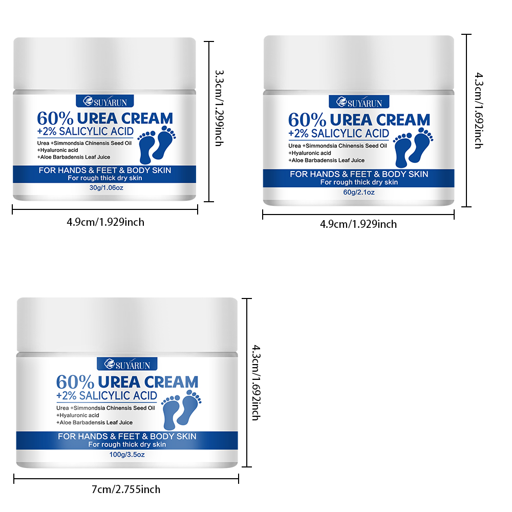 SUYARUN 60% Urea+2% SALICYLIC  - Urea Foot Cream review and price