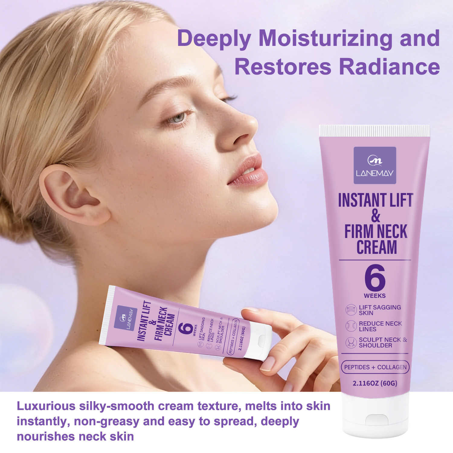 Instant Lift Firm Neck Cream w - Peptide Neck Cream review and price