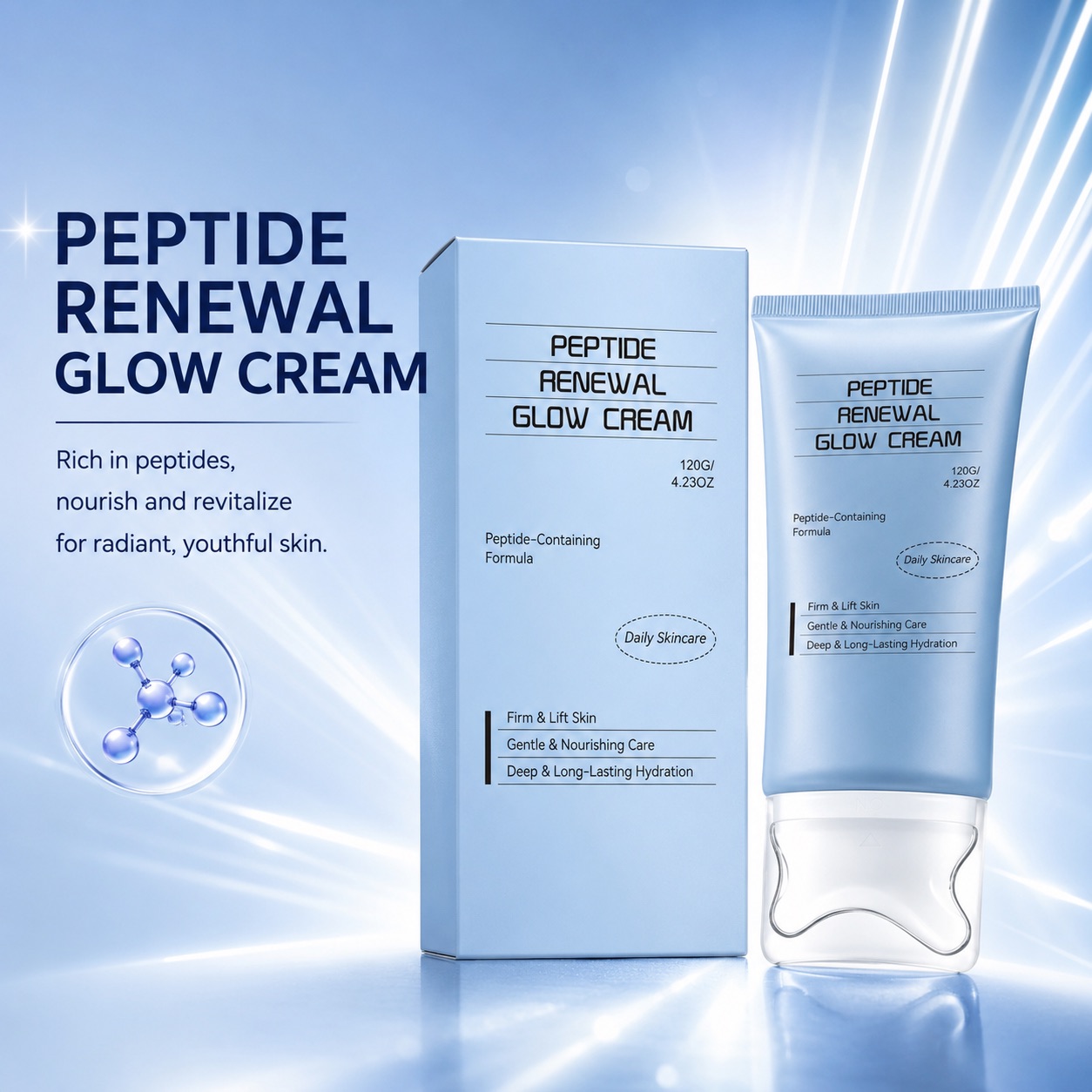 PDRN Peptide Face Moisturizer  - Peptide Neck Cream review and price
