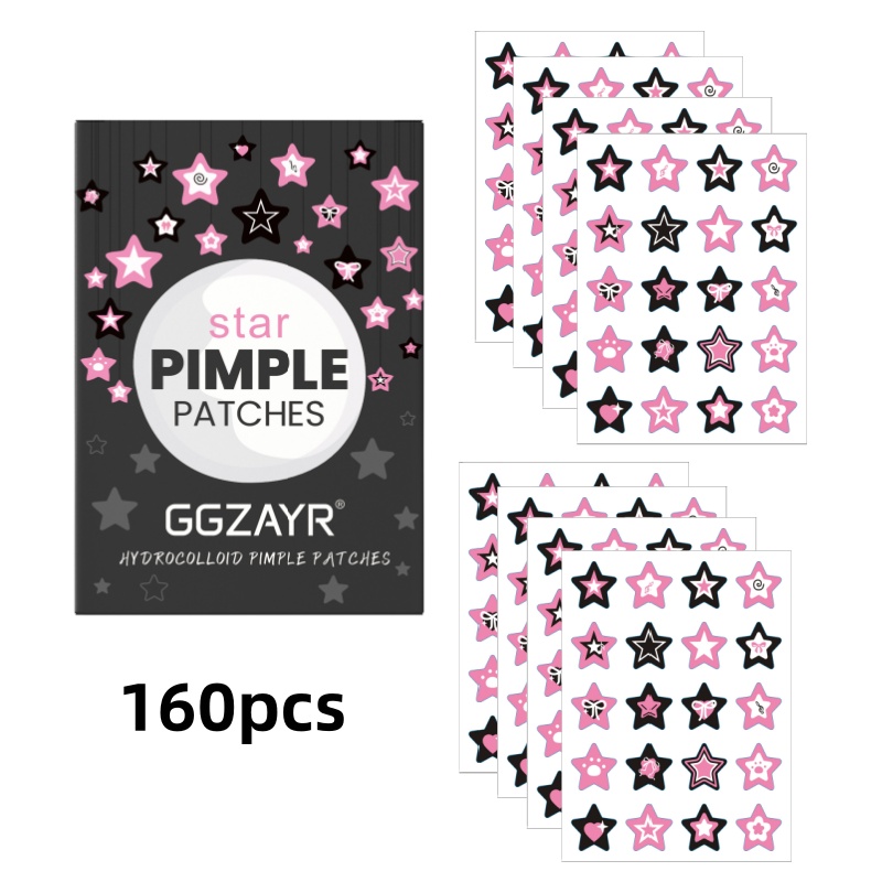 80/160pcs Star Acne Patch Set  - Skincare Moisturizer review and price