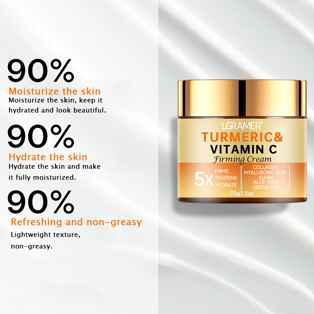 Turmeric Vitamin C Face Cream  - Skincare Glad2Glow review and price