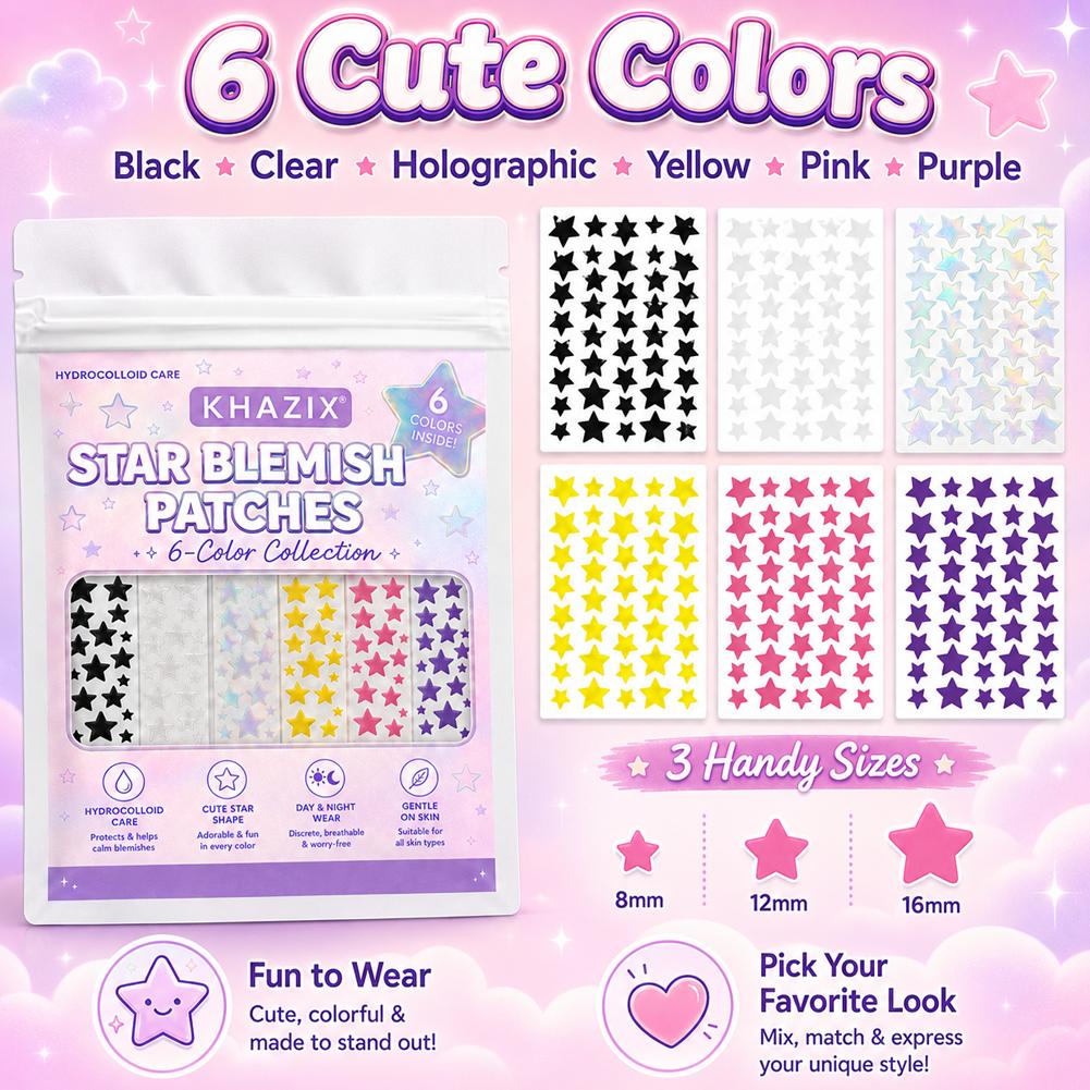 Seven-Color Star Pimple Patche - Skincare Moisturizer review and price