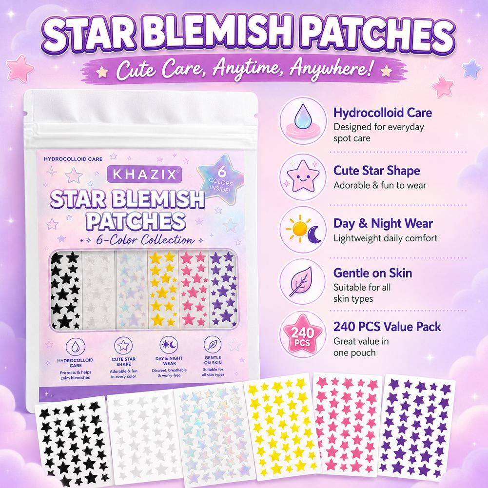 Seven-Color Star Pimple Patche - Skincare Moisturizer review and price