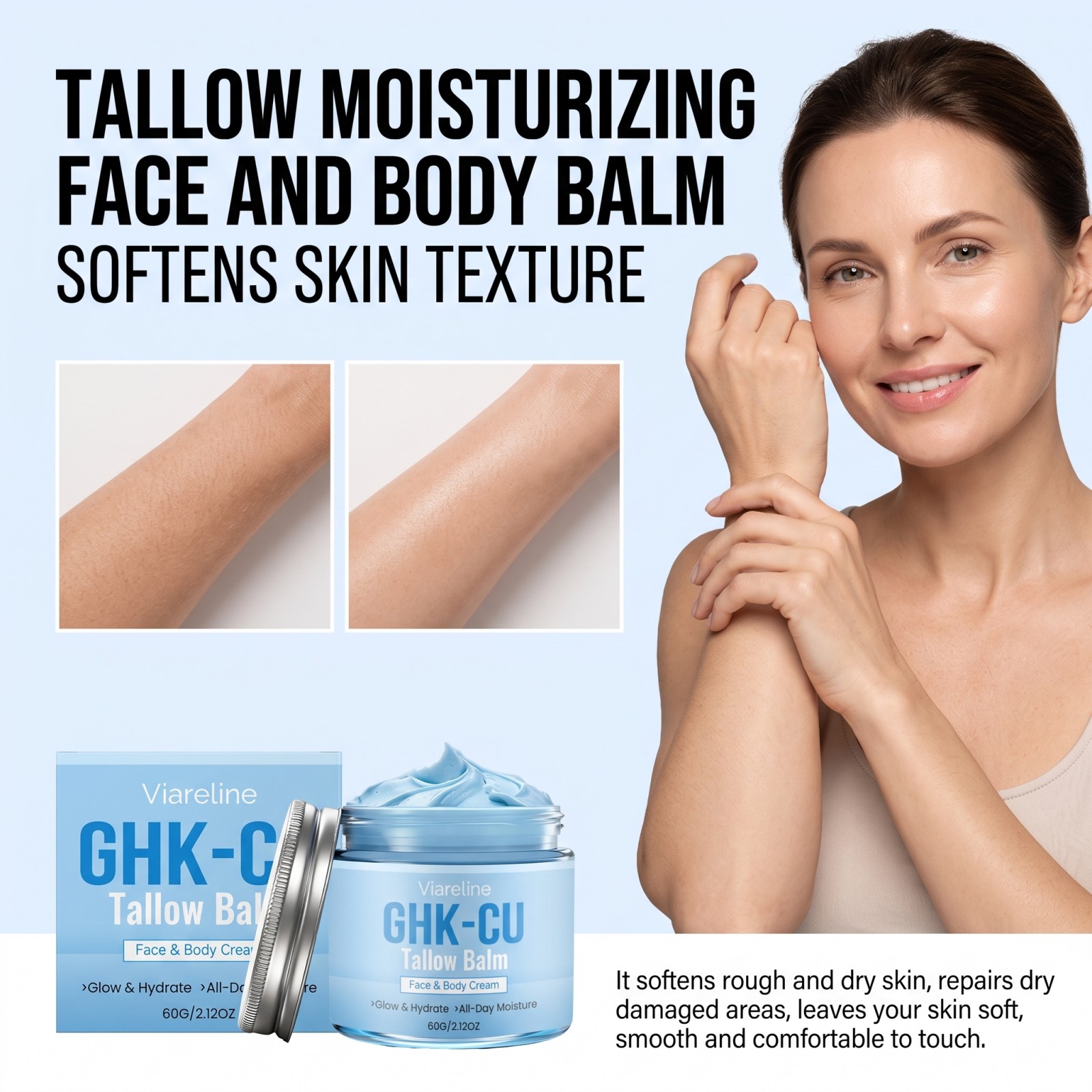 Copper Peptide Blue GHK-CU Tal - Peptide Neck Cream review and price