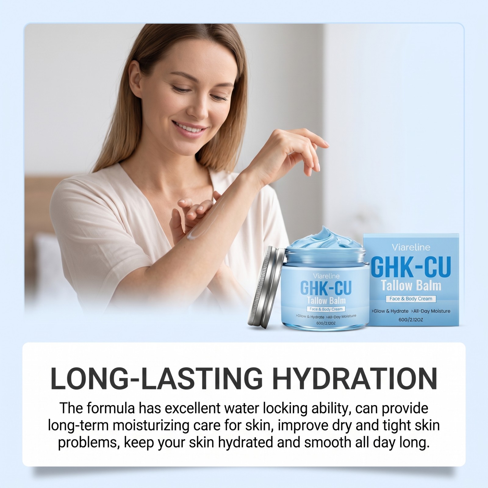 Copper Peptide Blue GHK-CU Tal - Peptide Neck Cream review and price