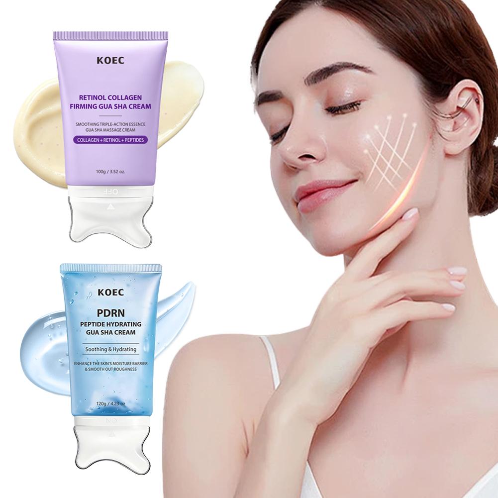 Dual Style KOEC Gua Sha Massag - Peptide Neck Cream review and price