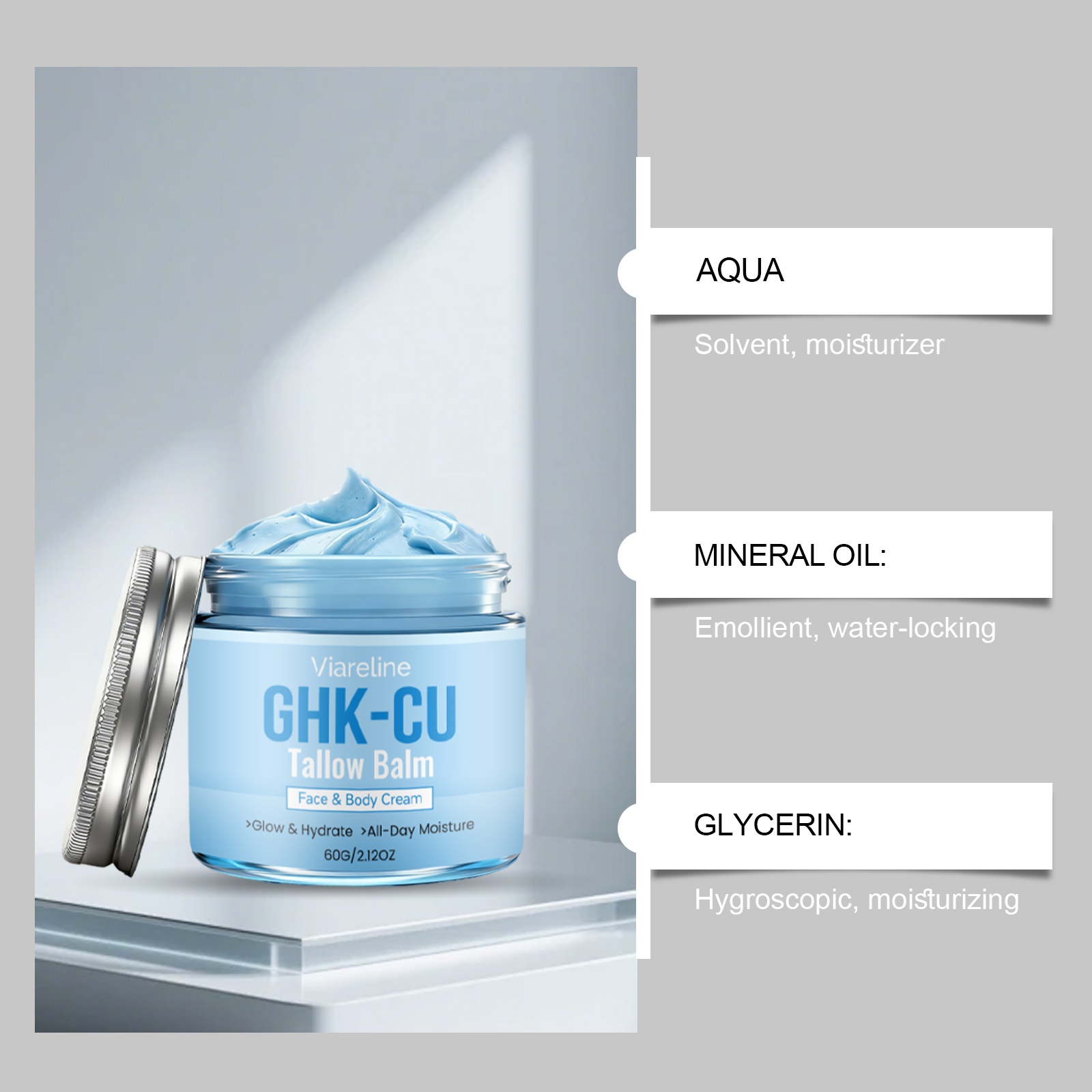 GHK-Cu Copper Peptide Tallow B - Peptide Neck Cream review and price