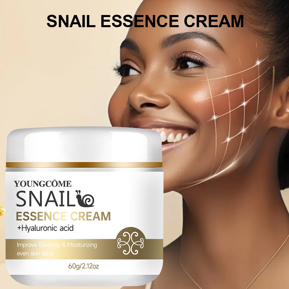 Snail essence cream with hyalu - Skincare Glad2Glow review and price