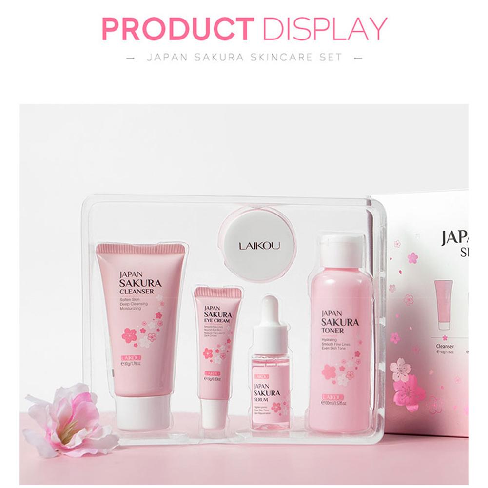 5/3pcs/Set Sakura Skin Care Se - Skincare Glad2Glow review and price