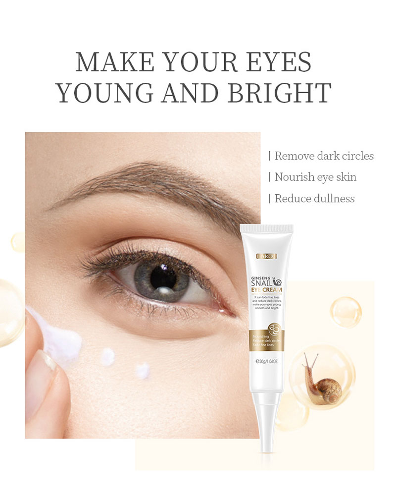 30g LAIKOU Snail Eye Cream Pep - Caffeine Eye Serum review and price