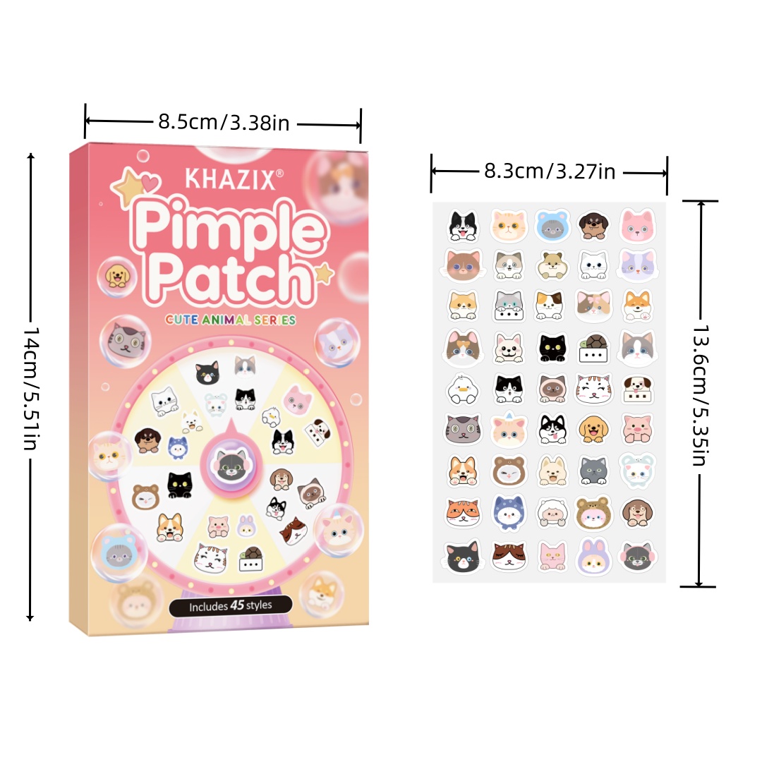 45pcs Cartoon acne patch, cute - Skincare Moisturizer review and price