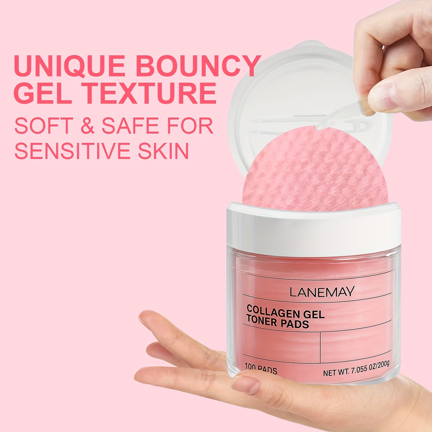 100 PADS Collagen Gel Toner Pa - Skincare Glad2Glow review and price
